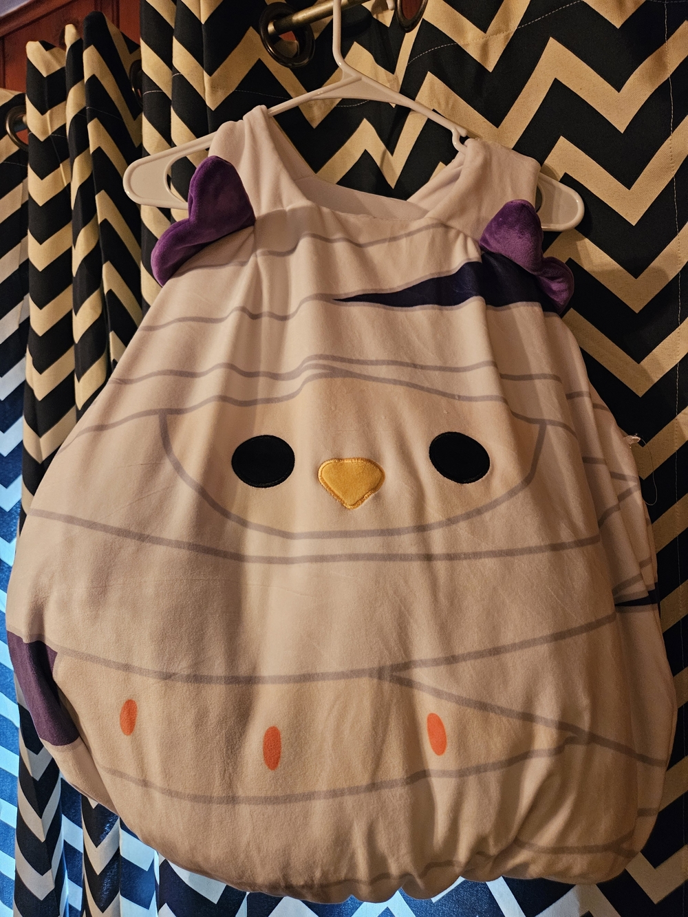 Squishmallow Kids Mummy Owl Holly Costume - Halloween 4-6